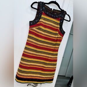 Free People Romantics Striped Mini Dress - MULTICOLOR / S:2